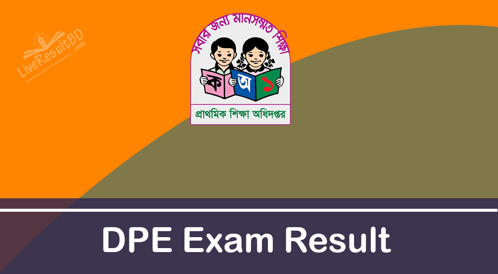 DPE Result 2021 Directorate of Primary Education Result
