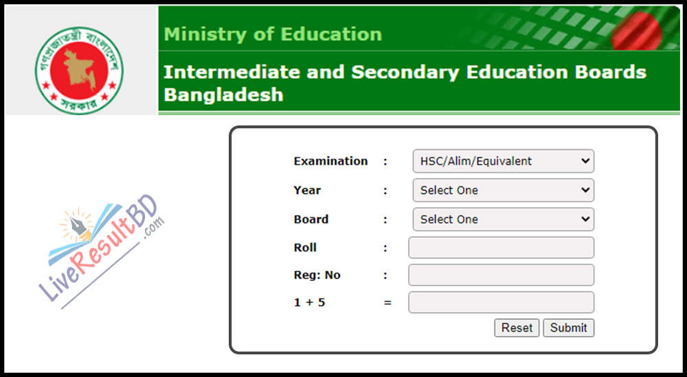 www.educationboardresults.gov.bd Education Board Result 2021